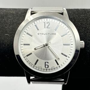 Silver Structure Men's Watch